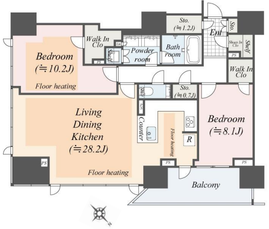 2BED/1BATH in Shibuya-ku,Tokyo