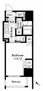 1BED/1BATH in Minato-ku,Tokyo
