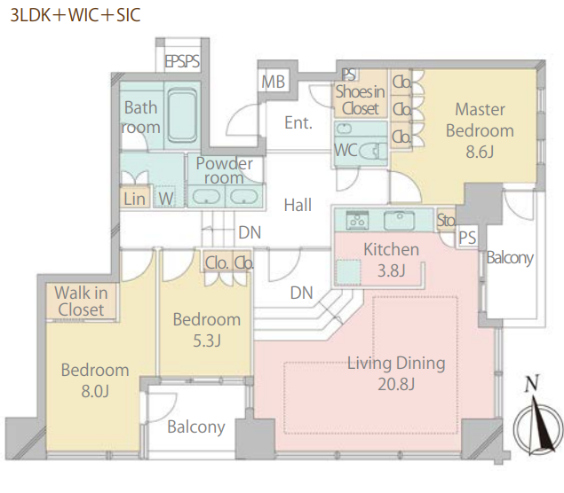 3BED/1BATH in Bunkyo-ku,Tokyo