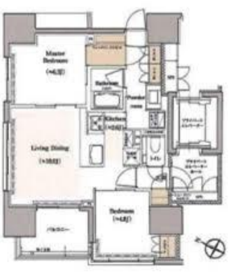 2BED/1BATH in Chiyoda-ku,Tokyo