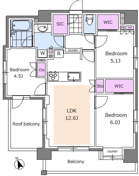3BED/1BATH in Bunkyo-ku,Tokyo