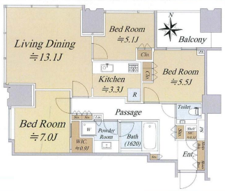 3BED/1BATH in Koto-ku,Tokyo