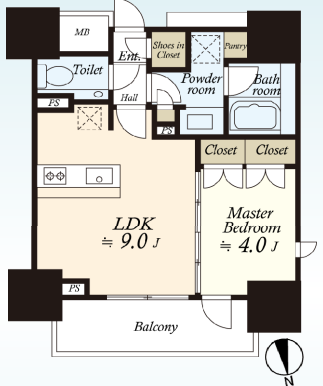 1BED/1BATH in Shibuya-ku,Tokyo