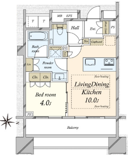 1BED/1BATH in Chiyoda-ku,Tokyo