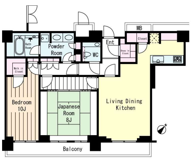2BED/BATH in Koto-ku,Tokyo