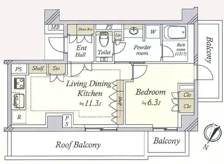 1BED/1BATH in Shibuya-ku,Tokyo