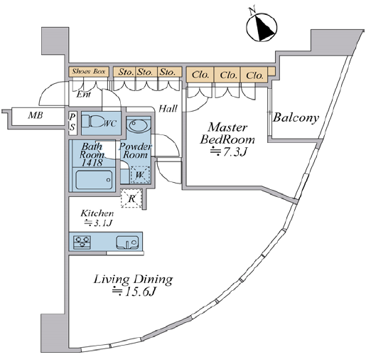 1BED/1BATH in Shibuya-ku,Tokyo